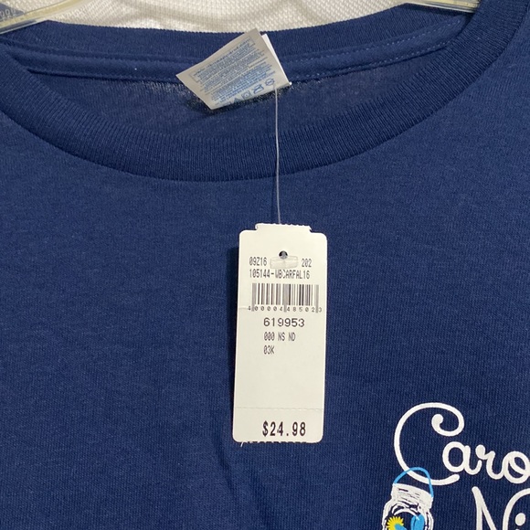 Carolina Nights Long Sleeve Tshirt Size XL Navy - Picture 6 of 7